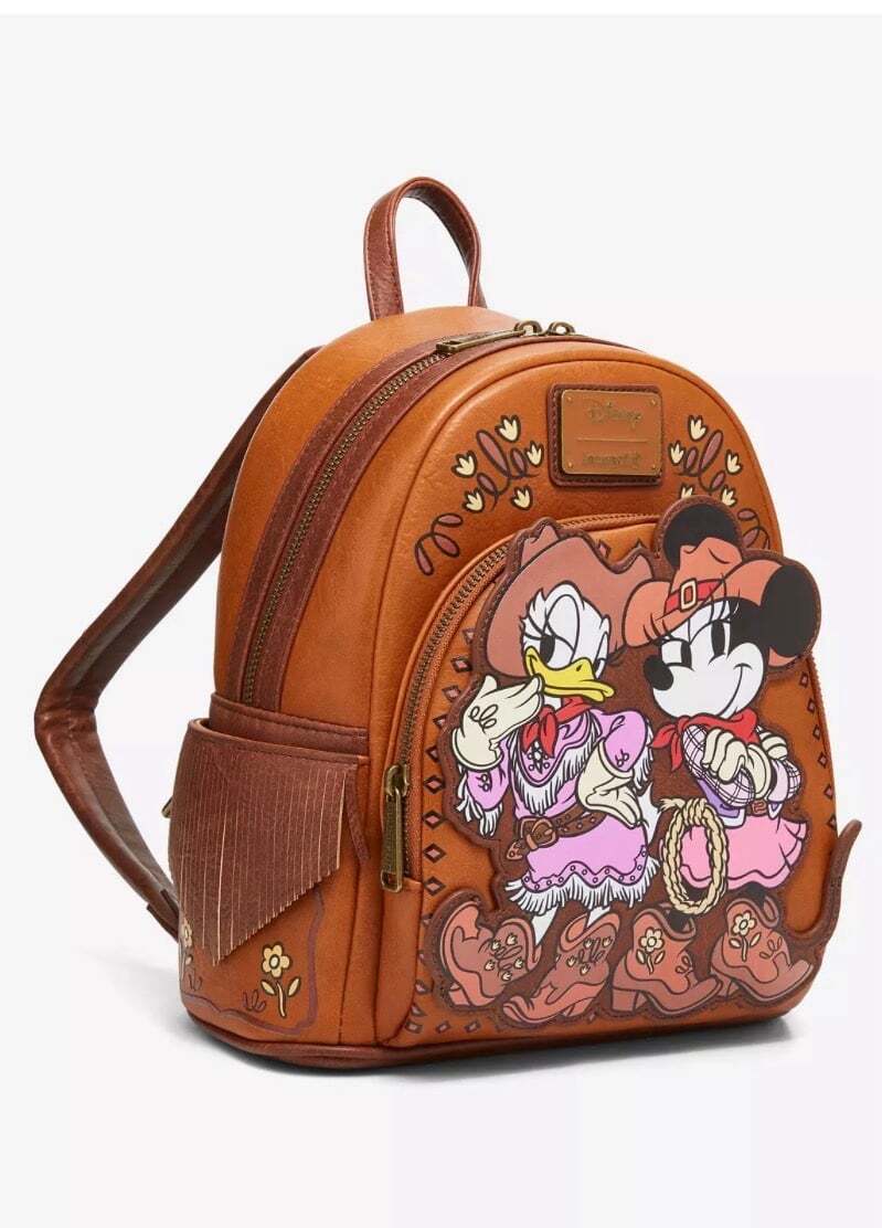Loungefly Disney Minnie & Daisy Cowgirl Mini Backpack