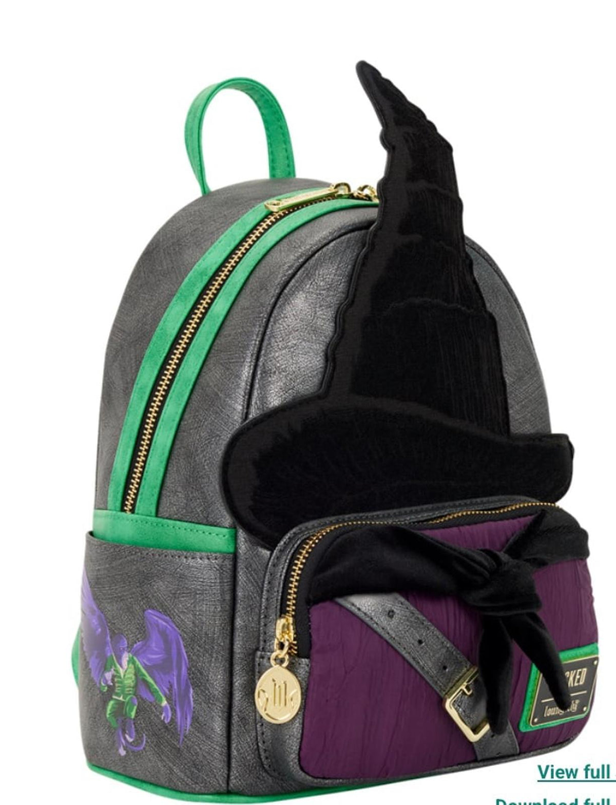 Loungefly Wicked: For Good Exclusive Elphaba Cosplay Mini Backpack