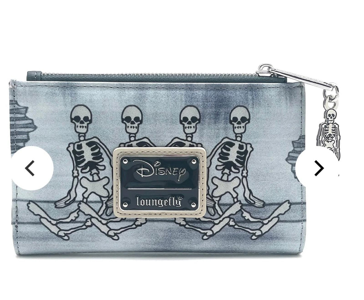 X LASR Exclusive Disney The Haunted House Mickey Flap Wallet