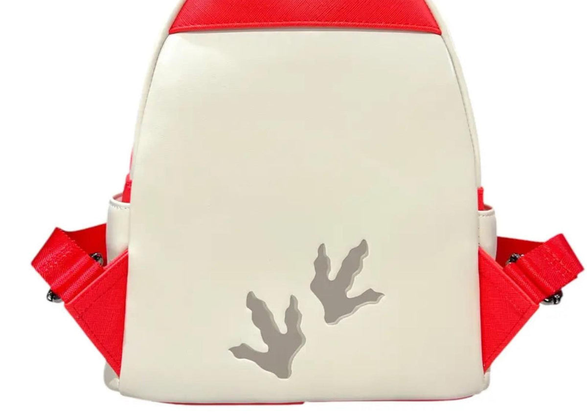 Loungefly Jurassic Park Red Sequin Mini Backpack