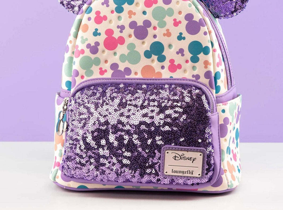 Loungefly Mickey Mouse “Sequin Funfetti” Mini Backpack