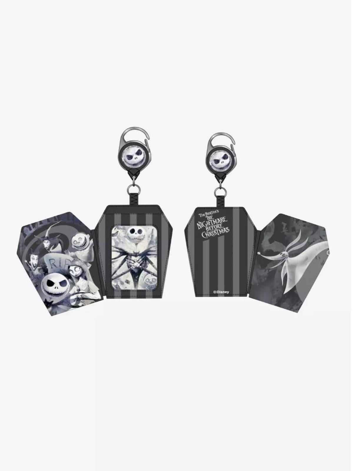 Disney The Nightmare Before Christmas Characters Coffin Retractable Lanyard