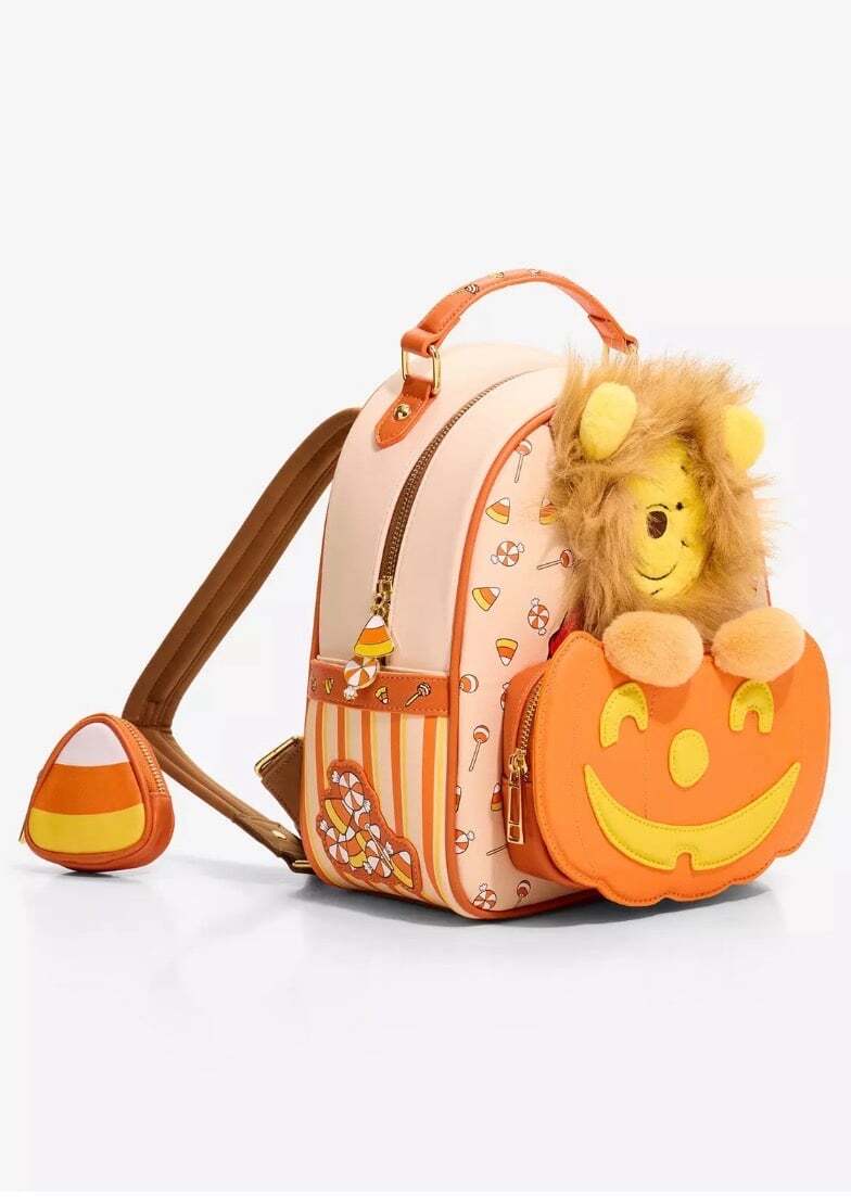 Disney Winnie the Pooh Lion Pooh Bear Pumpkin Mini Backpack