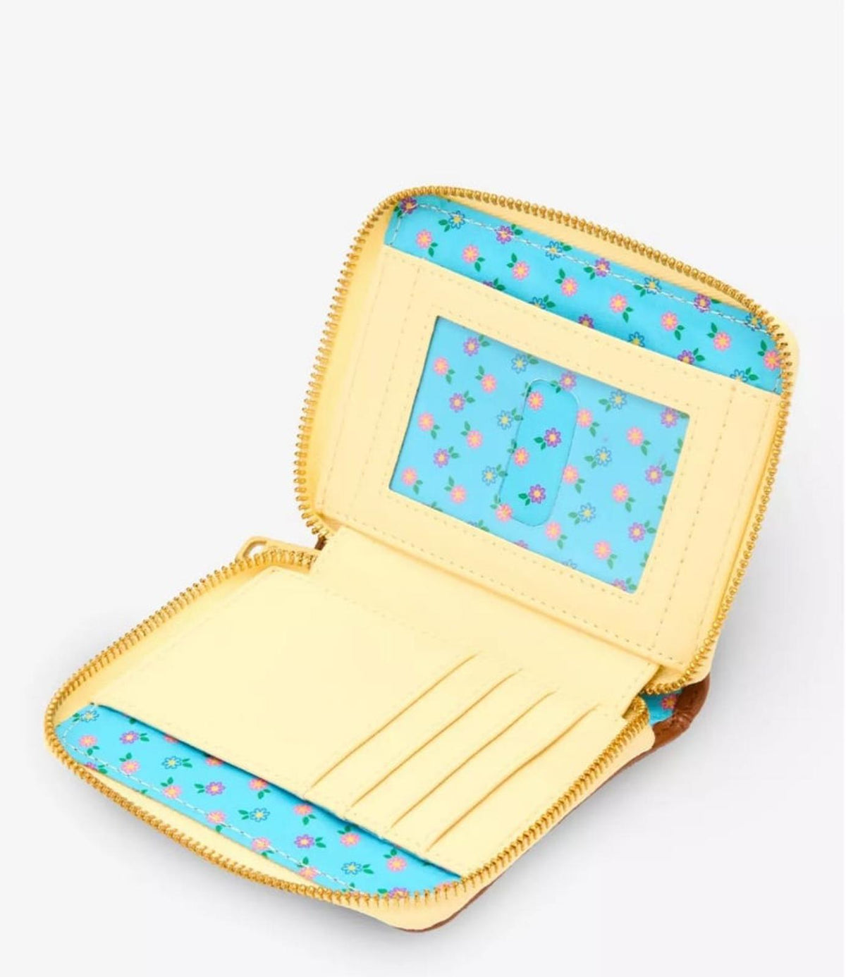 Loungefly Disney Tangled Pascal Flower Zip Wallet