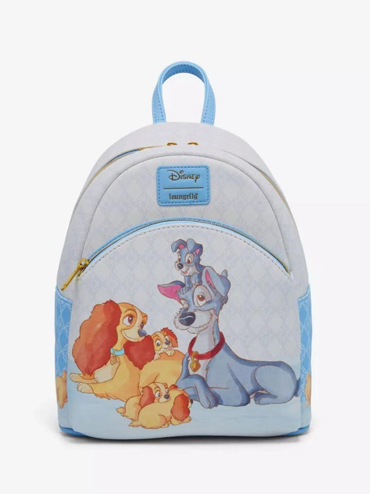 Loungefly Disney Lady And The Tramp Puppies Mini Backpack