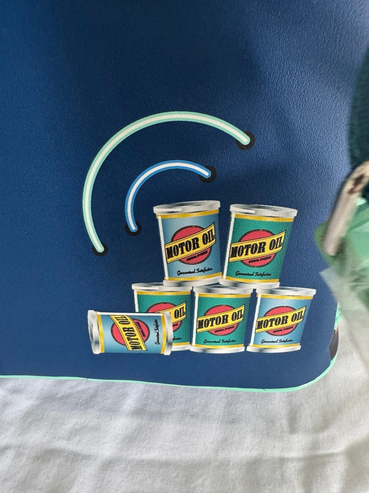Loungefly Disney Pixar Cars Flo’s V-8 Cafe GITD Mini Backpack