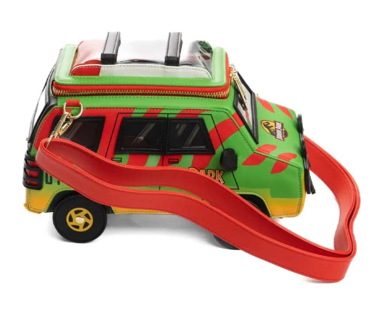 Loungefly Universal Jurassic Park Safari Tour Vehicle Light Up Figural Crossbody