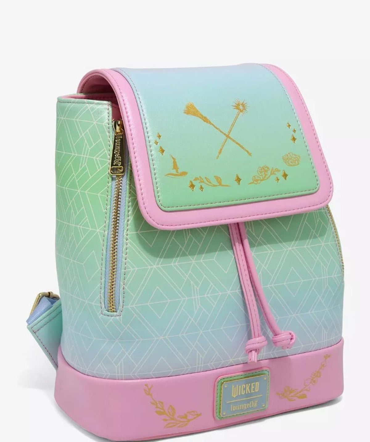 Loungefly Wicked Iridescent Ombré Mini Backpack