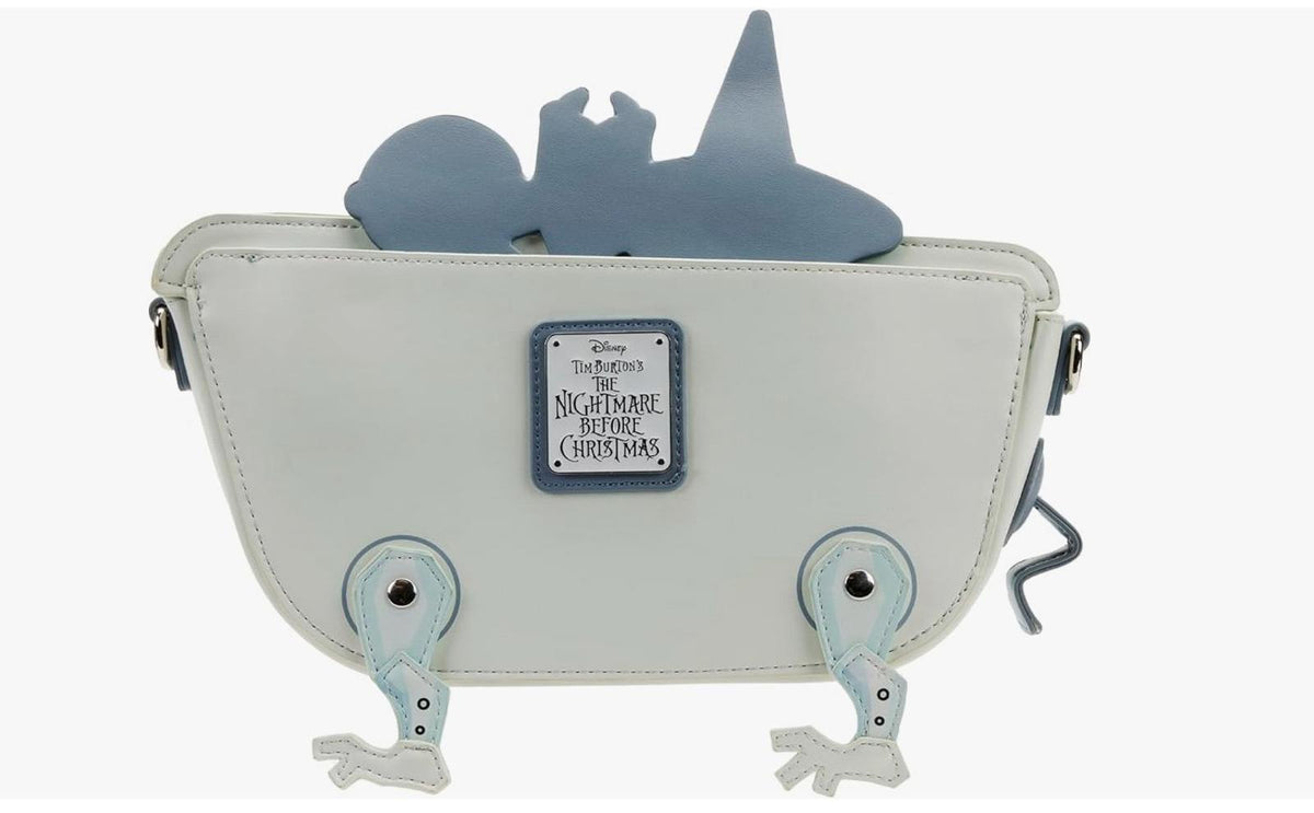 LOUNGEFLY DISNEY NBC LOCK SHOCK BARREL BATH CROSS BODY BAG