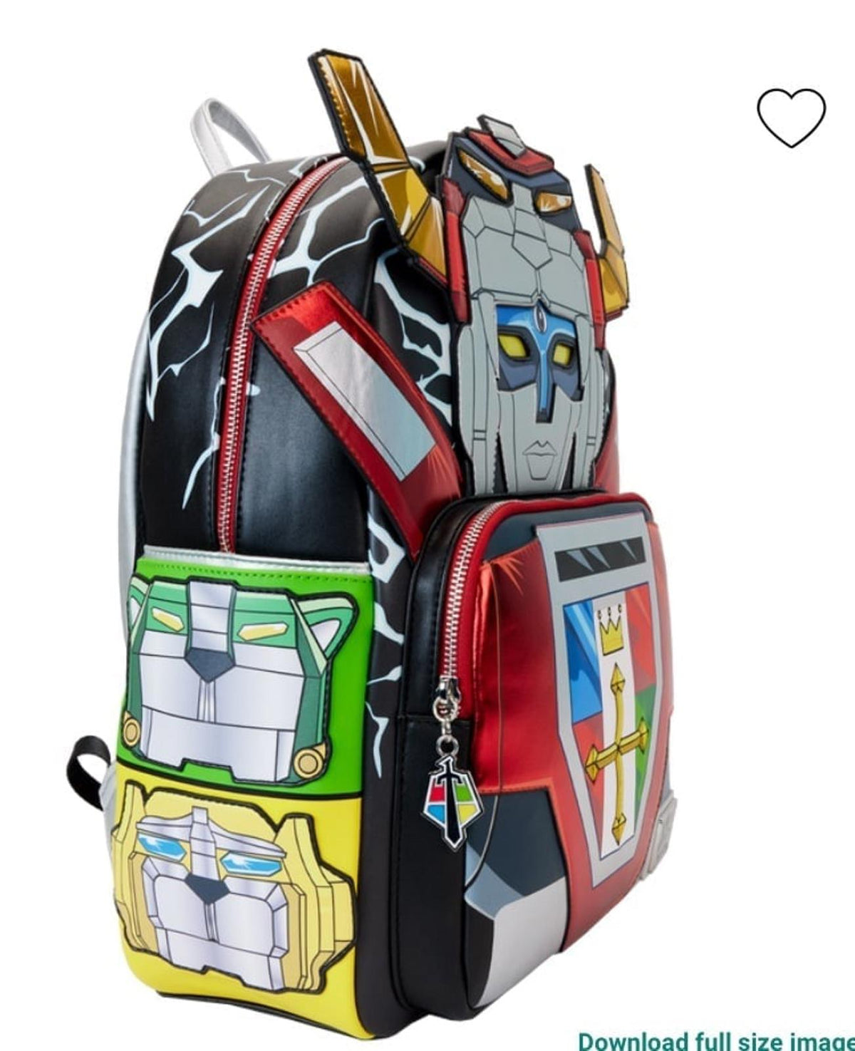 Backpack SDCC 2024 VOLTRON FULL SIZE Backpack Loungefly