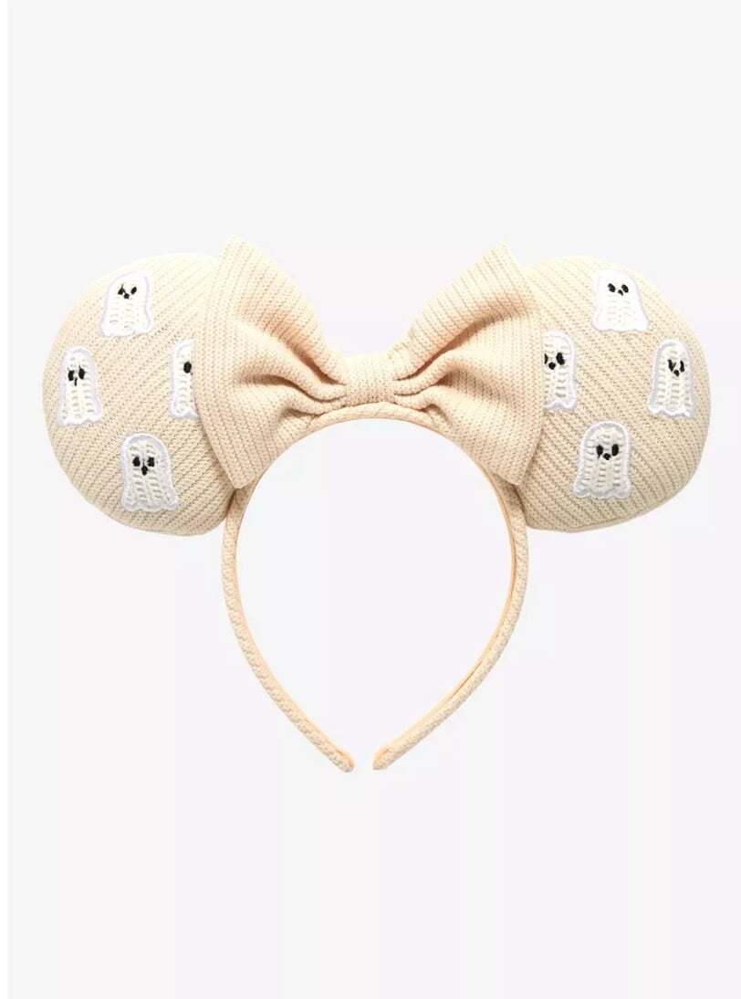 Disney Minnie Mouse Knit Ghost Icon Ears