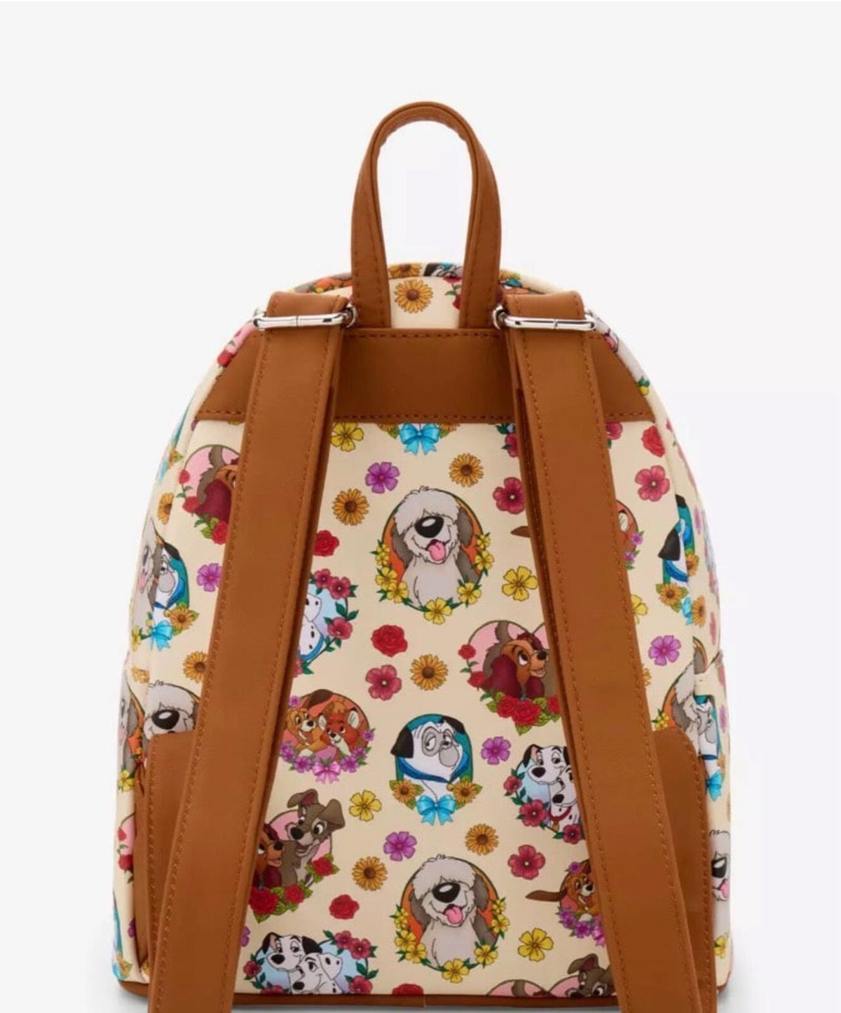 Loungefly Disney Dogs Flower Hearts Mini Backpack