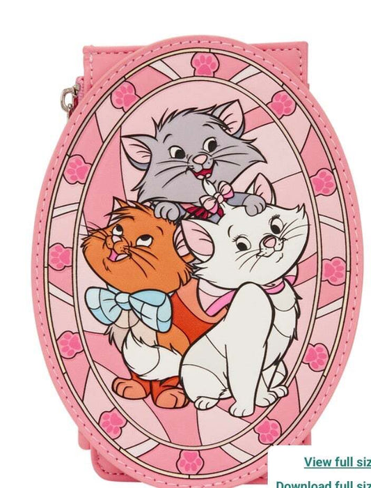 Loungefly The Aristocats Stained Glass Large Card Holder