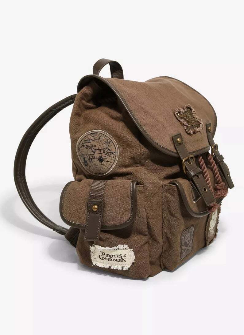 Disney The Pirates of the Caribbean Jack Sparrow Canvas Mini Backpack