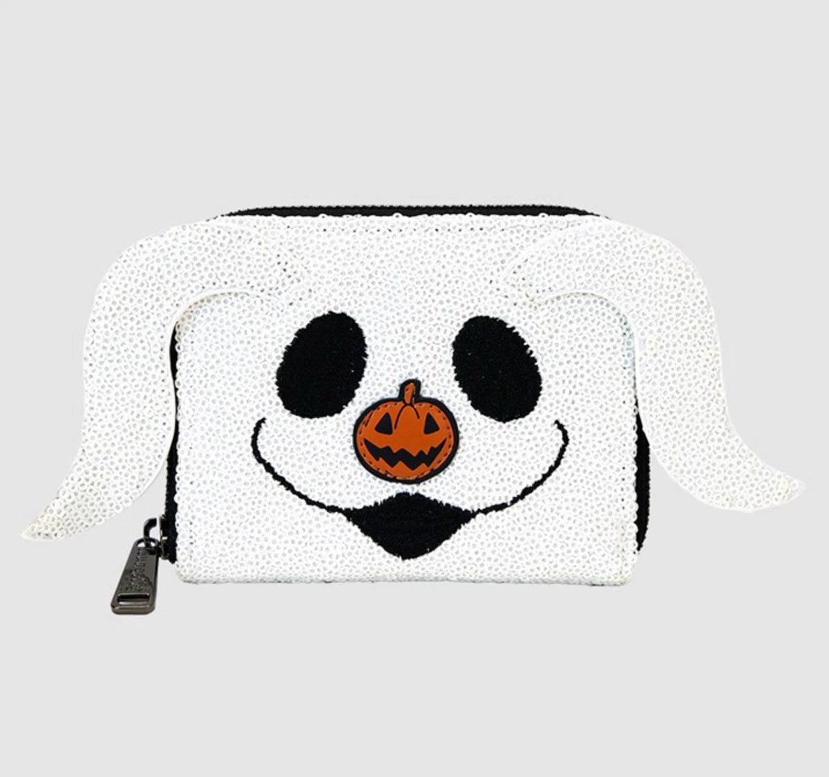 Loungefly The Nightmare Before Christmas Zero Sequin Zip Around Wallet