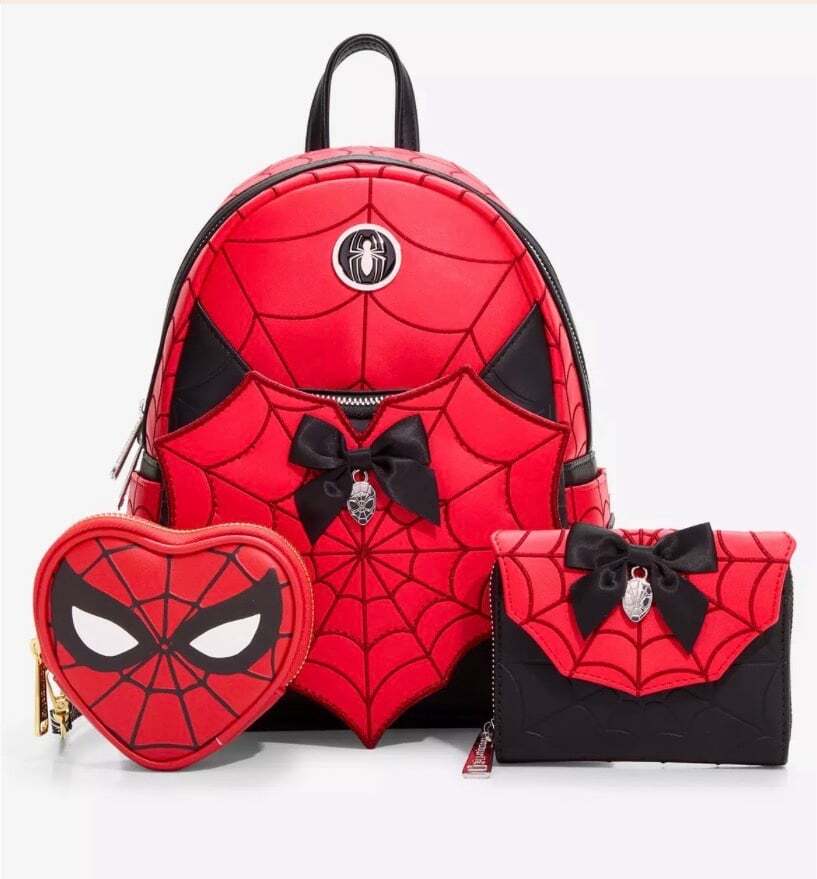 Loungefly Marvel Spider-Man Heart Mask Coin Purse