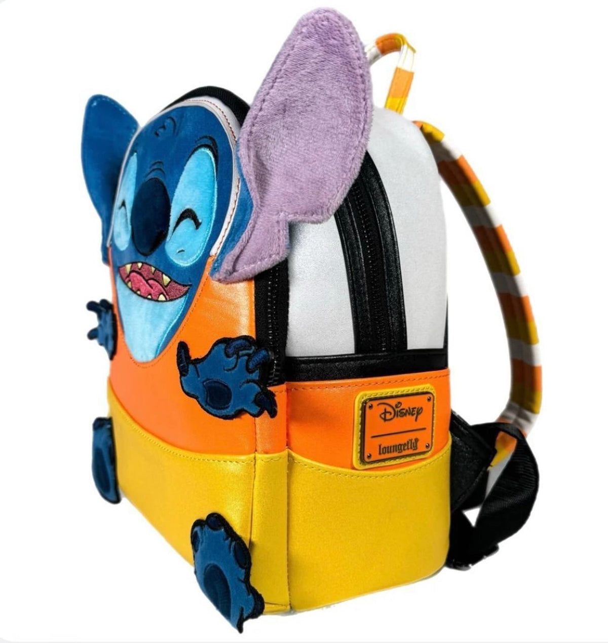 Loungefly Halloween Candy Corn Stitch Mini Backpack