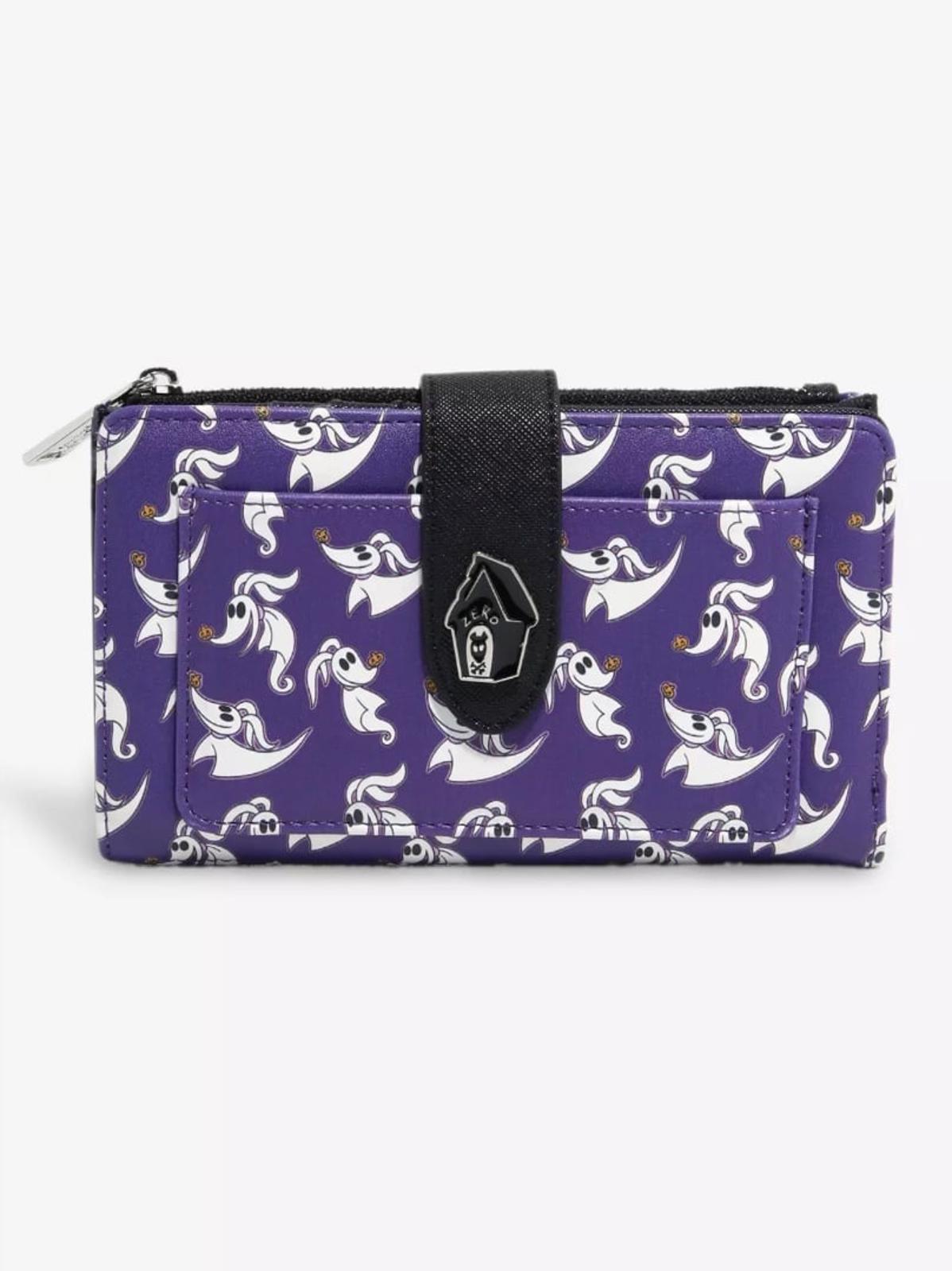 Loungefly Disney The Nightmare Before Christmas Zero Allover Print GITD Wallet