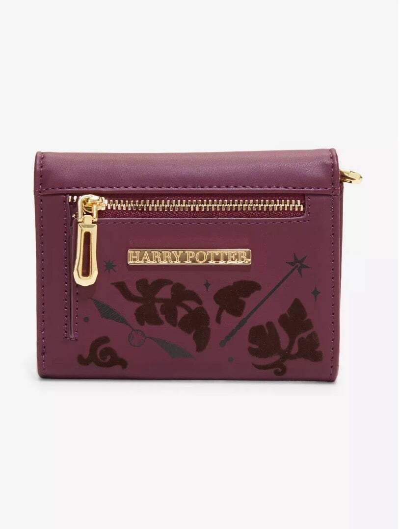 Harry Potter Flocked Icons Beaded Wallet