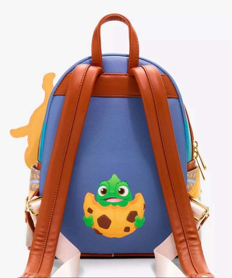 Loungefly Disney Tangled Rapunzel Glow-In-The-Dark Swinging Mini Backpack