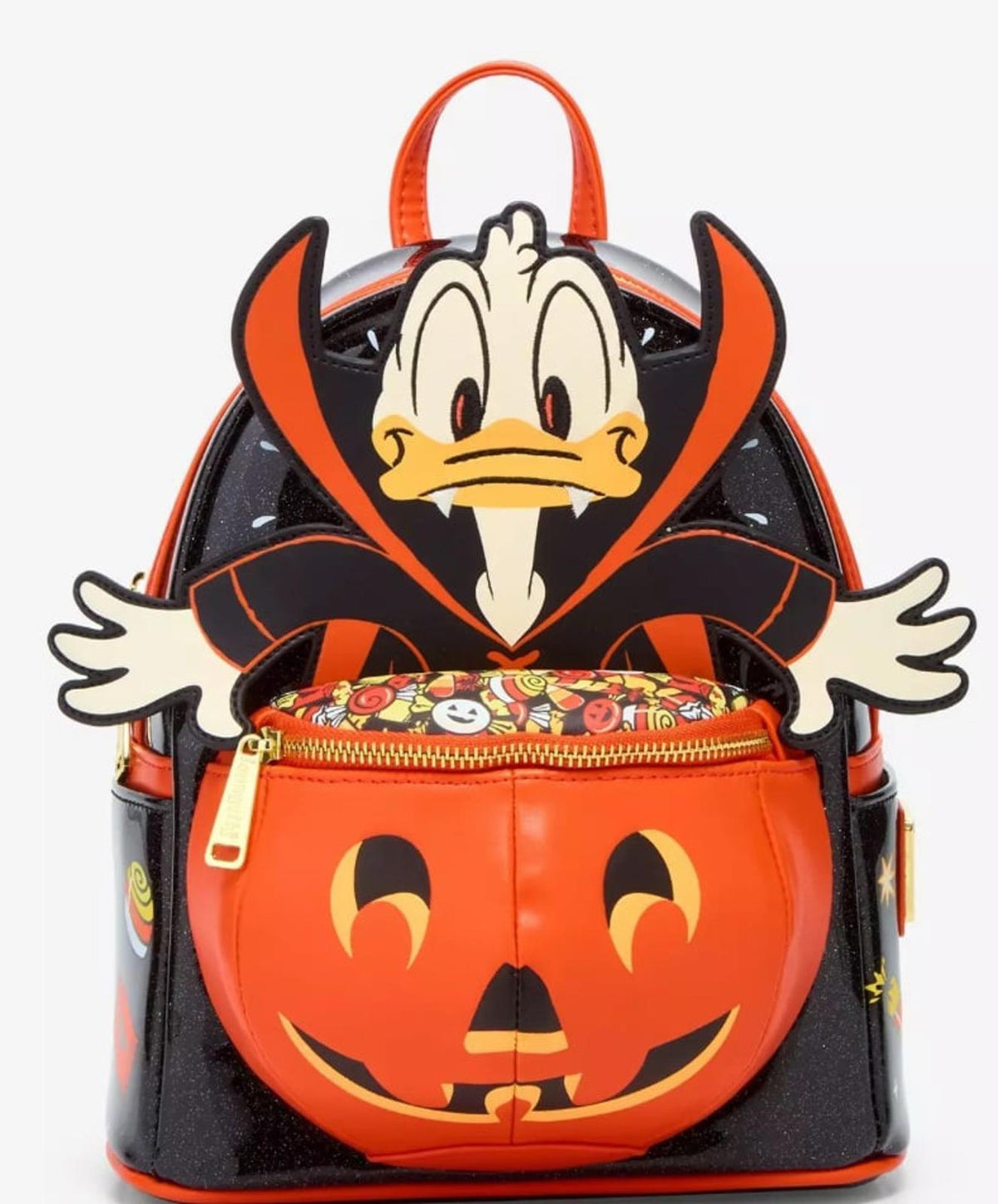 Loungefly Disney Donald Duck Vampire Costume Mini Backpack