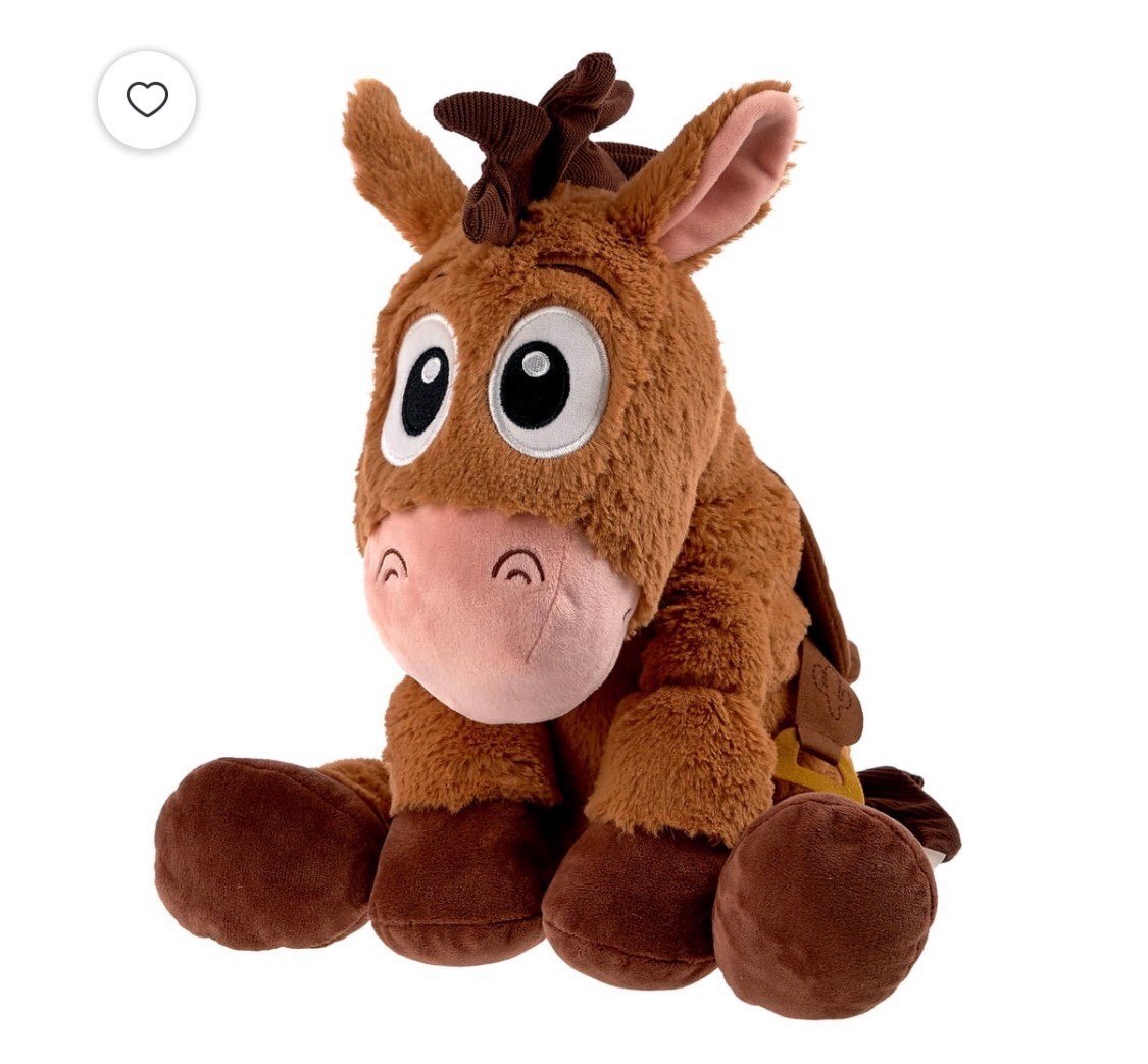 Disney and Pixar Toy Story 5 Bullseye Weighted Plush, Soft Stuffed Animal Toy