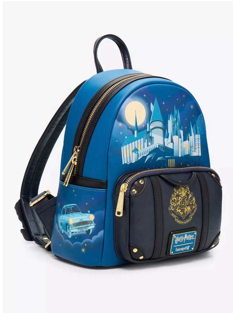 Loungefly Harry Potter Hogwarts Castle Suitcase Mini Backpack