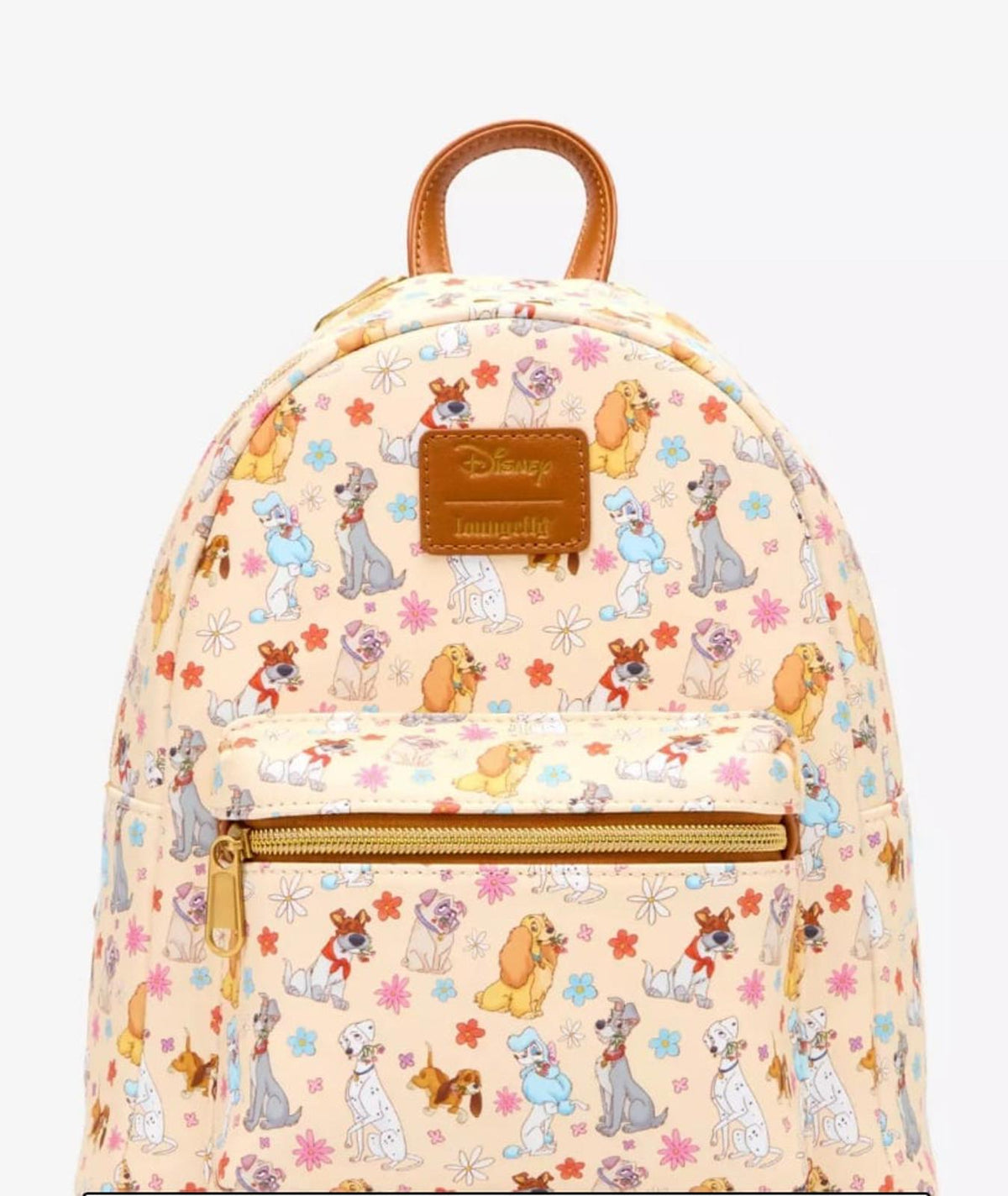 Loungefly Disney Dogs Floral Mini Backpack