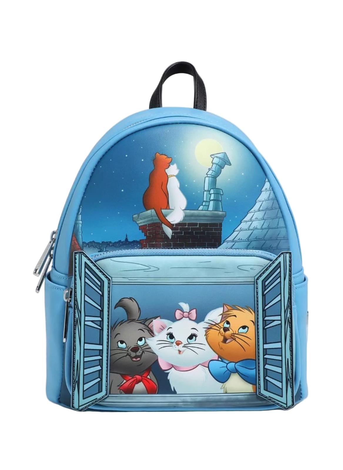 Loungefly Disney The Aristocats Window Portrait Glow-in-the-Dark Mini Backpack