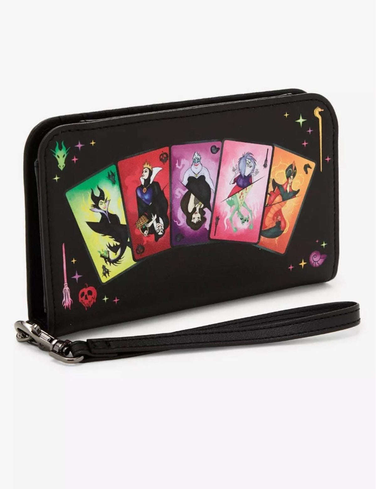Loungefly Disney Villains Cards Tech Wallet