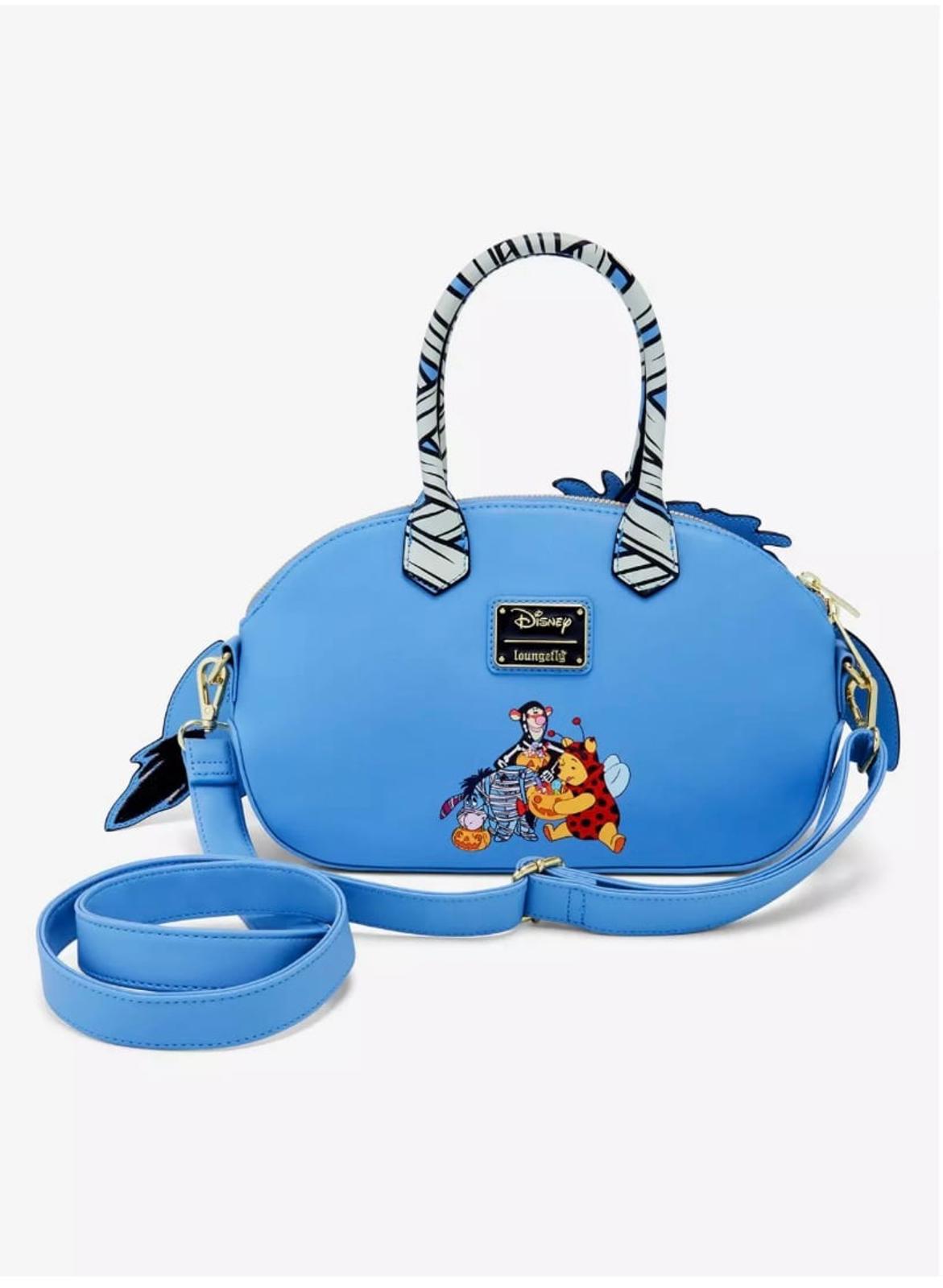 Loungefly Disney Winnie the Pooh Mummy Eeyore Figural Glow-in-the-Dark Crossbody