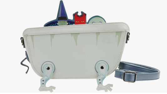 LOUNGEFLY DISNEY NBC LOCK SHOCK BARREL BATH CROSS BODY BAG