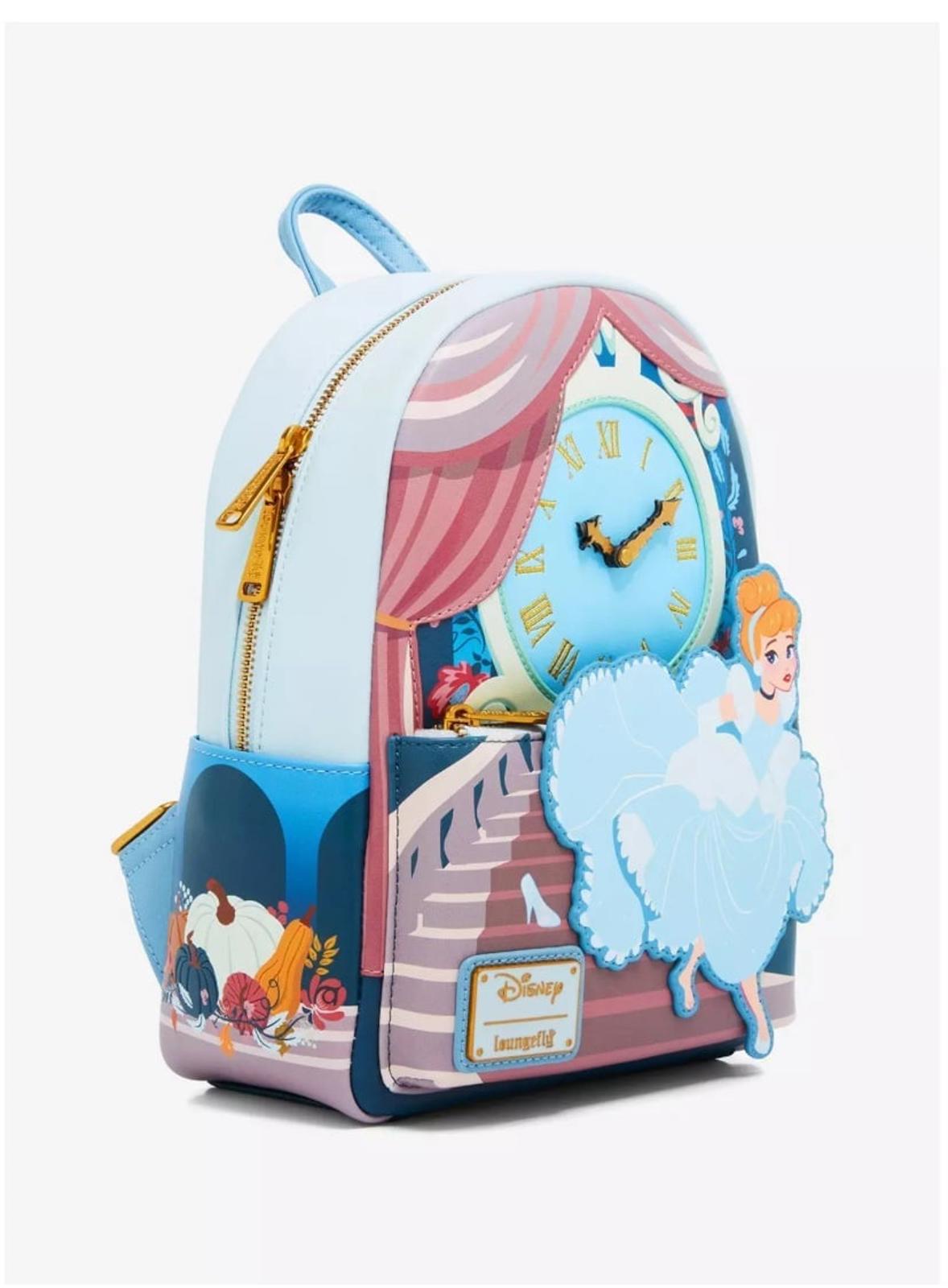 Loungefly Disney Cinderella Running Scene Mini Backpack NWT!!!