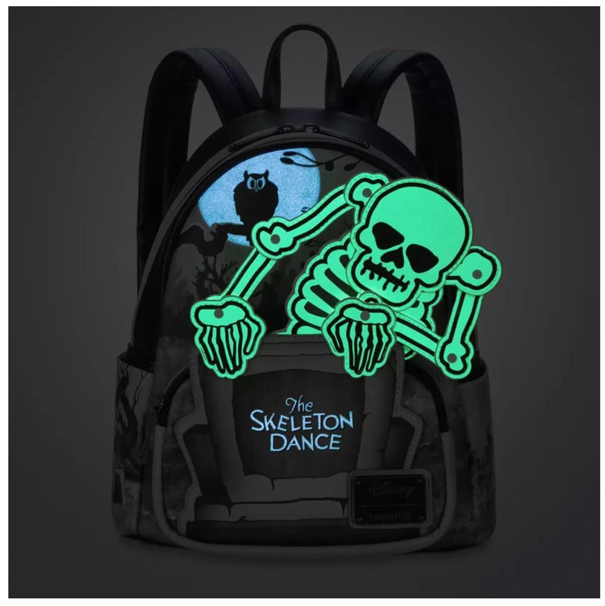 The Skeleton Dance Glow-in-the Dark Loungefly Mini Backpack
