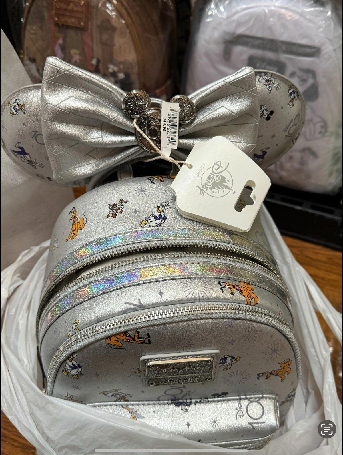 2023 Disney Parks 100th Anniversary Loungefly & Minnie Ears NWT