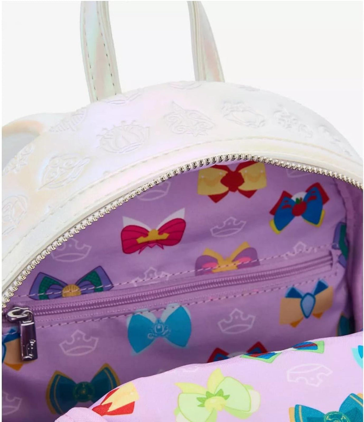 Loungefly Disney Princess Bows Iridescent Mini Backpack