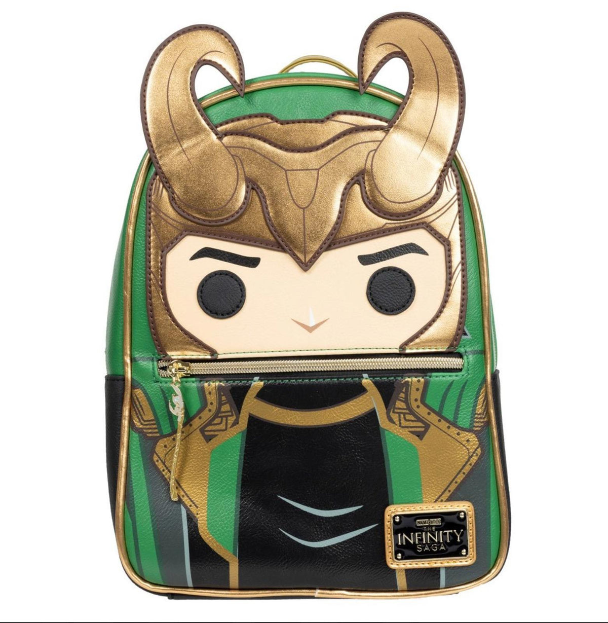 Disney Loungefly LE Avengers Loki With Scepter Pop Mini Backpack