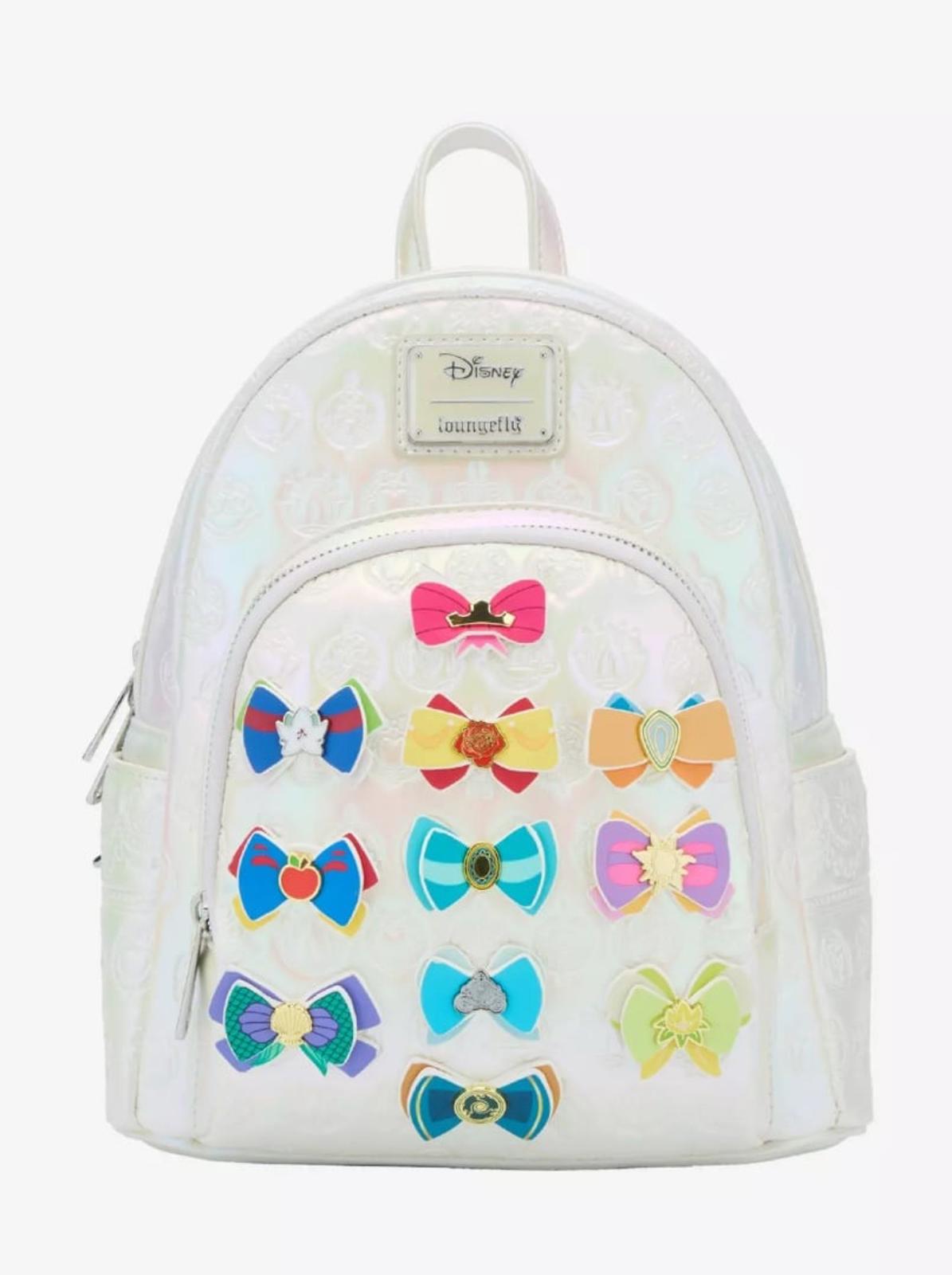 Loungefly Disney Princess Bows Iridescent Mini Backpack