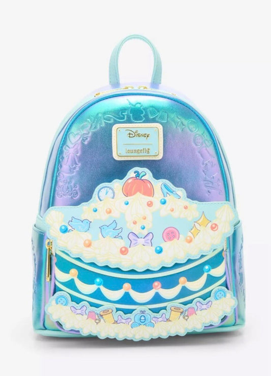 Loungefly Disney Cinderella Cake Iridescent Mini Backpack