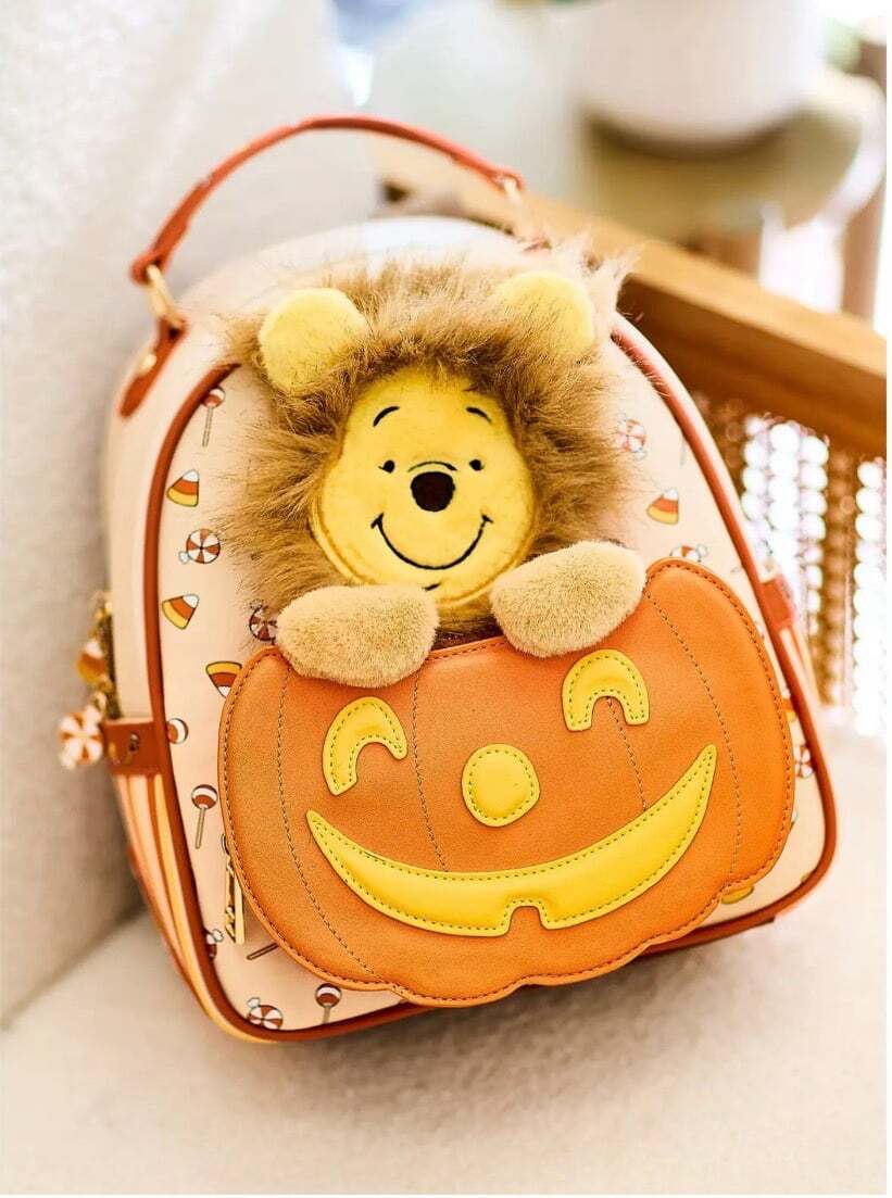 Disney Winnie the Pooh Lion Pooh Bear Pumpkin Mini Backpack