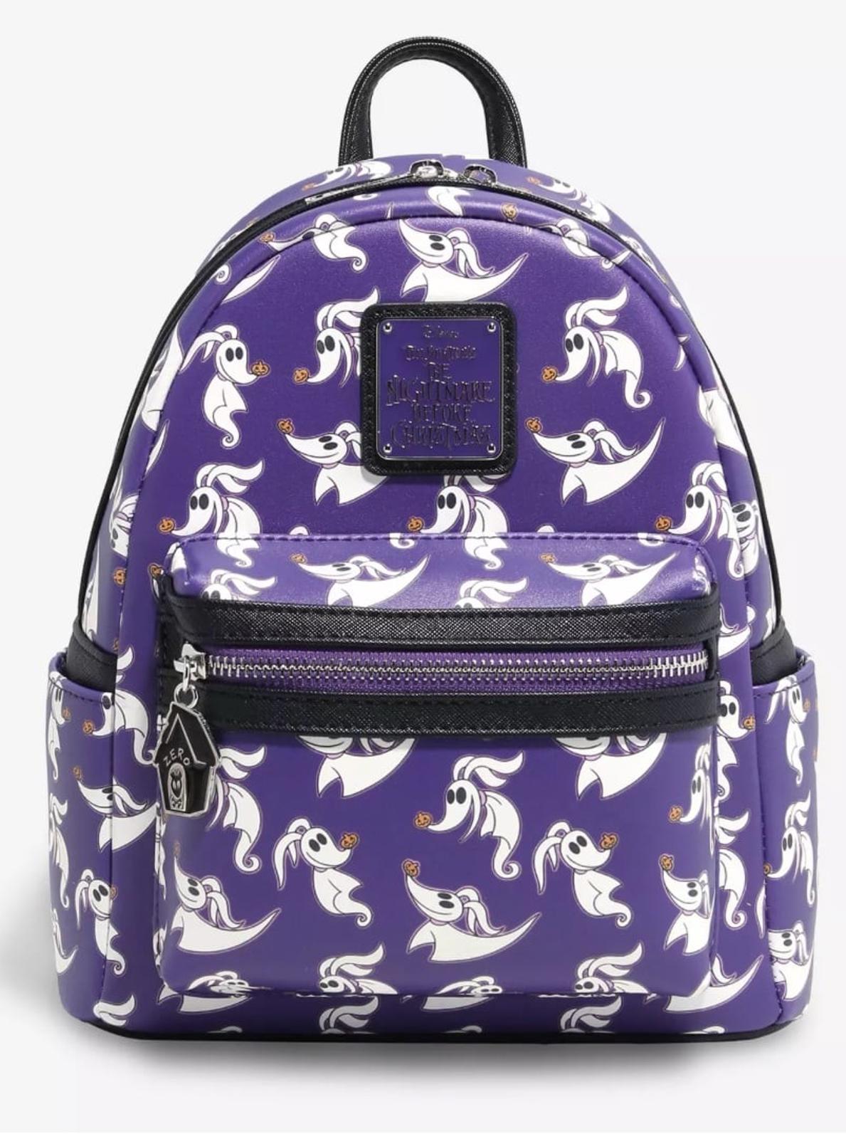 Loungefly Disney The NBC Zero Allover Print GlTD Mini Backpack