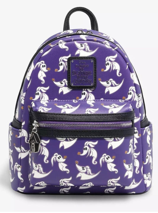 Loungefly Disney The NBC Zero Allover Print GlTD Mini Backpack