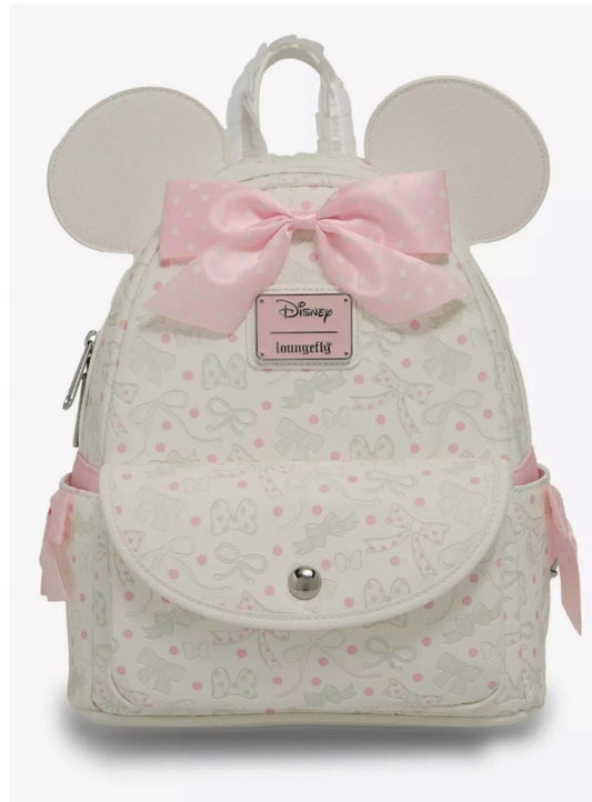 Loungefly Disney Minnie Mouse Bows & Ribbons Mini Backpack