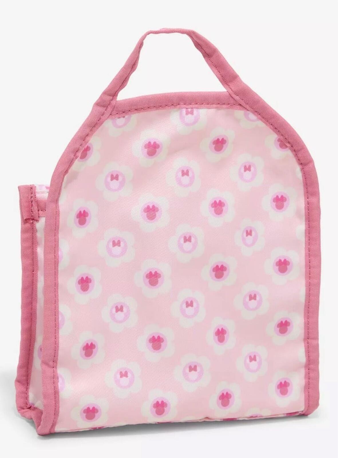 Disney Minnie Mouse Flower Icons Allover Print Mini Backpack Organizer