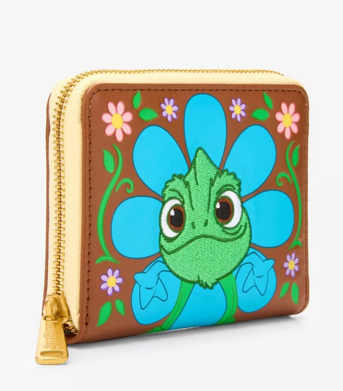 Loungefly Disney Tangled Pascal Flower Zip Wallet
