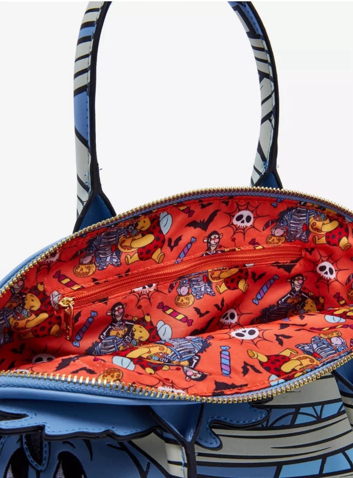 Loungefly Disney Winnie the Pooh Mummy Eeyore Figural Glow-in-the-Dark Crossbody