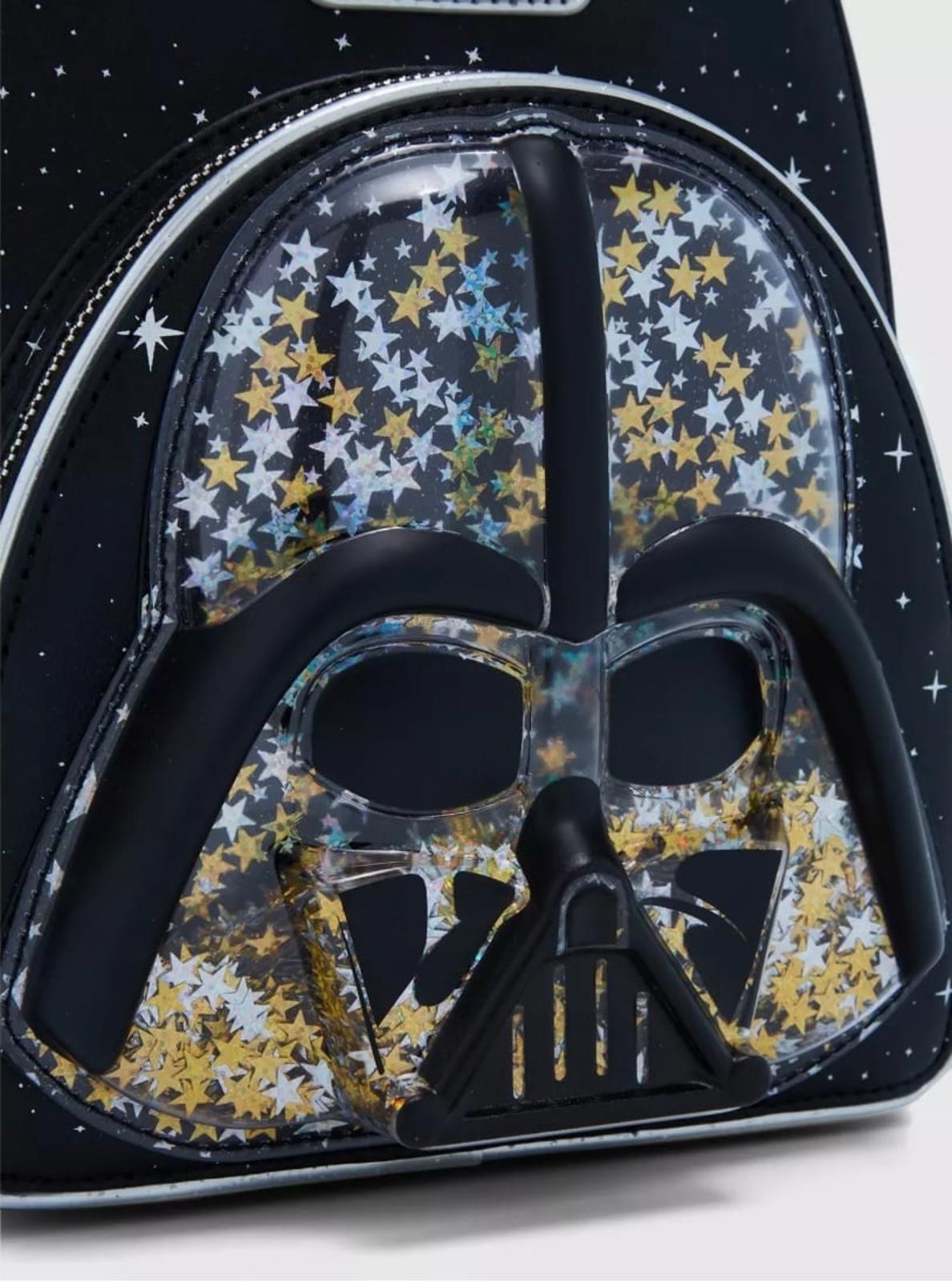 Loungefly SW Darth Vader Helmet Glitter Mini Backpack