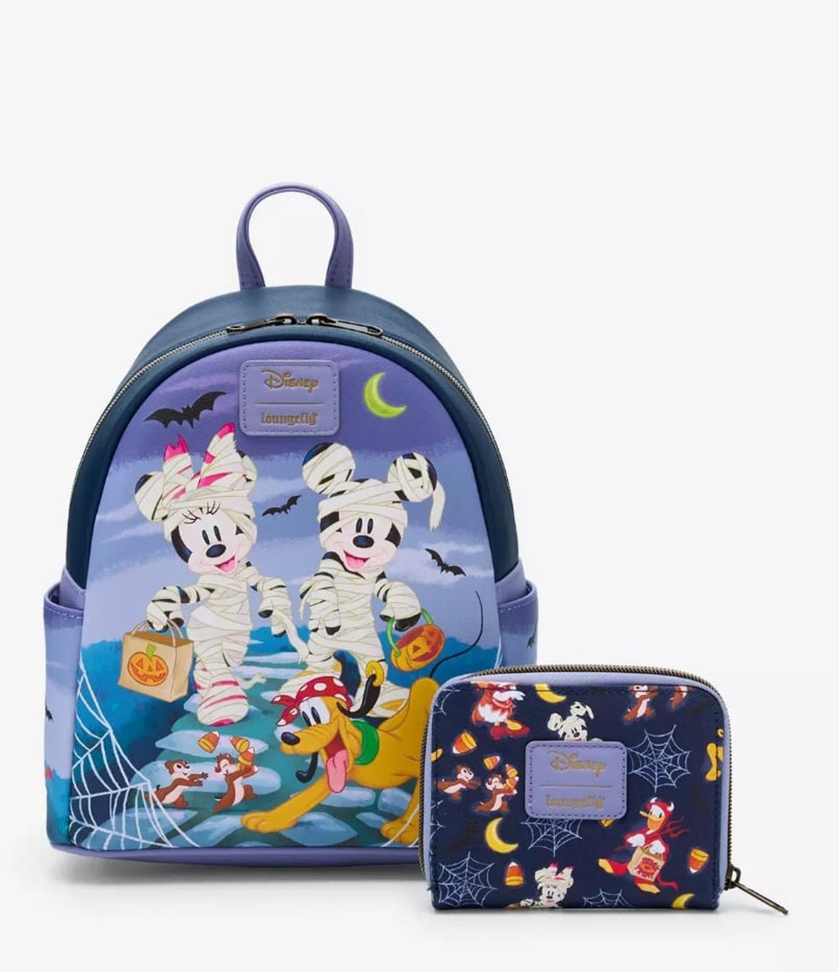 Loungefly Disney Mickey Mouse & Friends Halloween Mini Backpack NWT