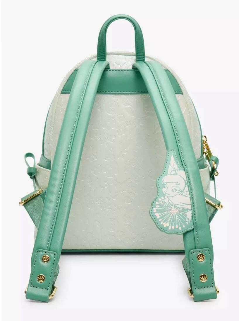 Loungefly Disney Peter Pan Tinker Bell Dandelion Pom Pom Mini Backpack