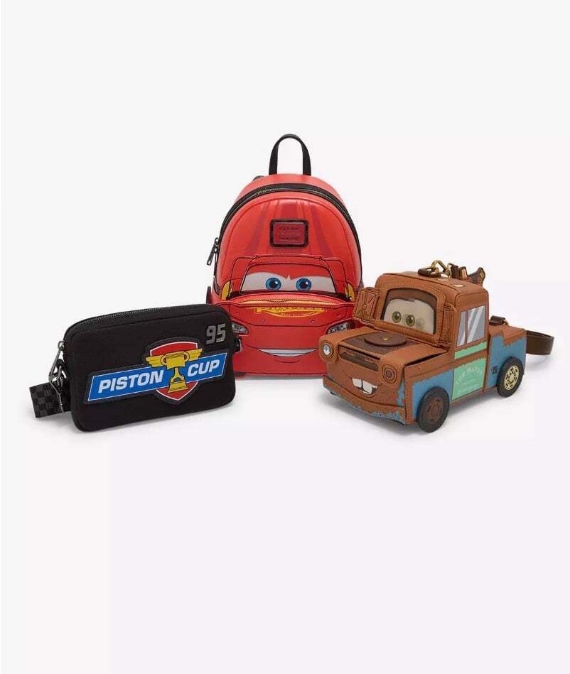 Loungefly Disney Pixar Cars Mater Figural Crossbody Bag